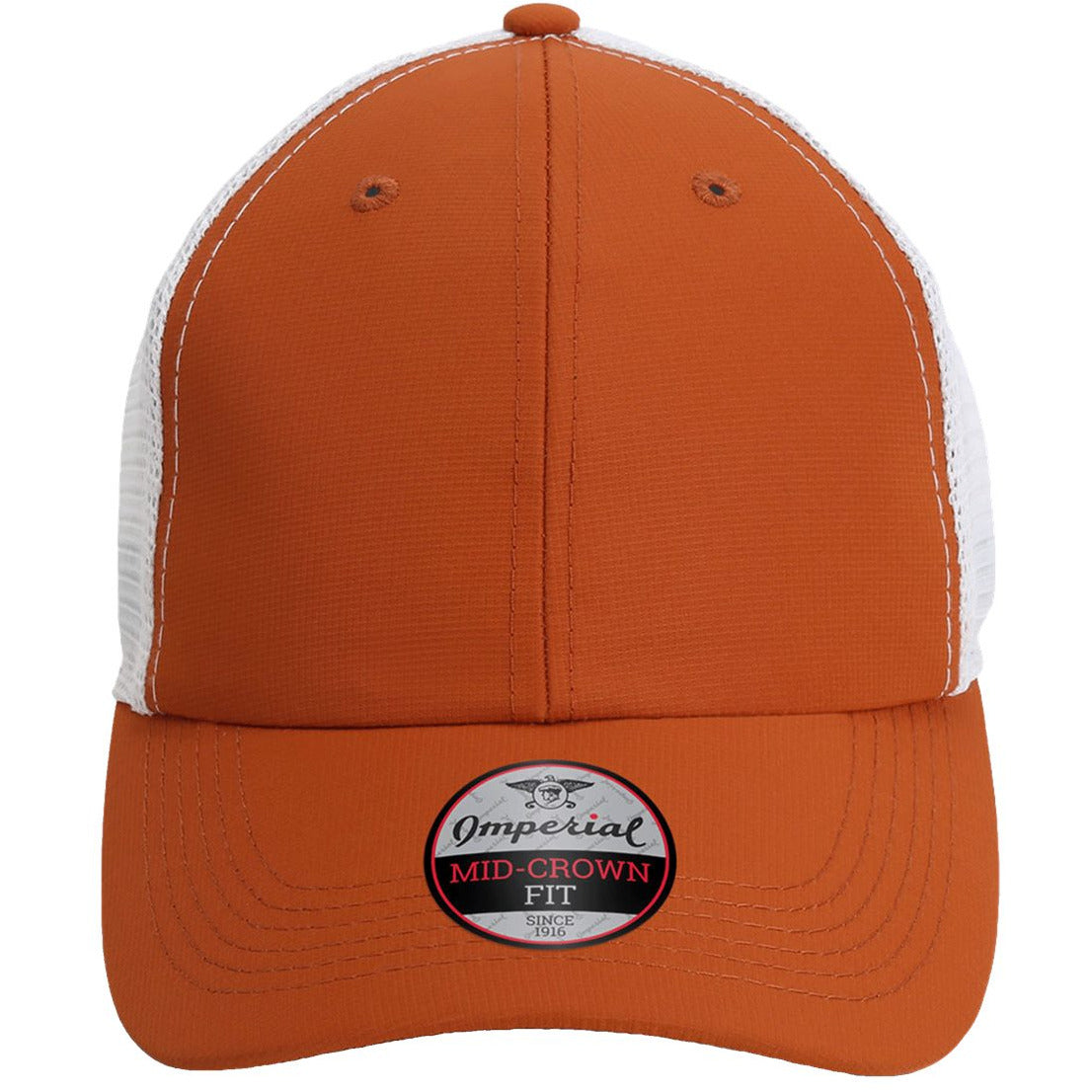 Burnt Orange/ White