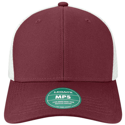 Maroon/ White