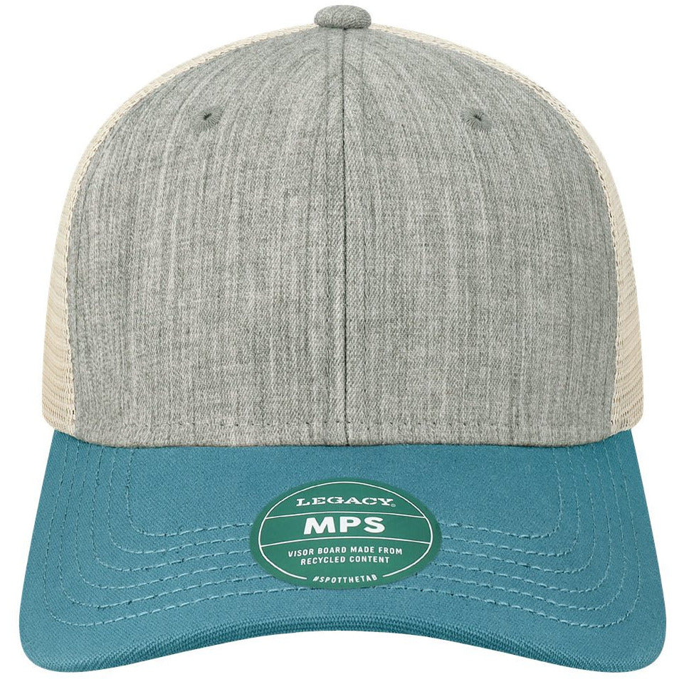 Melange Grey/ Pacific Blue/ St