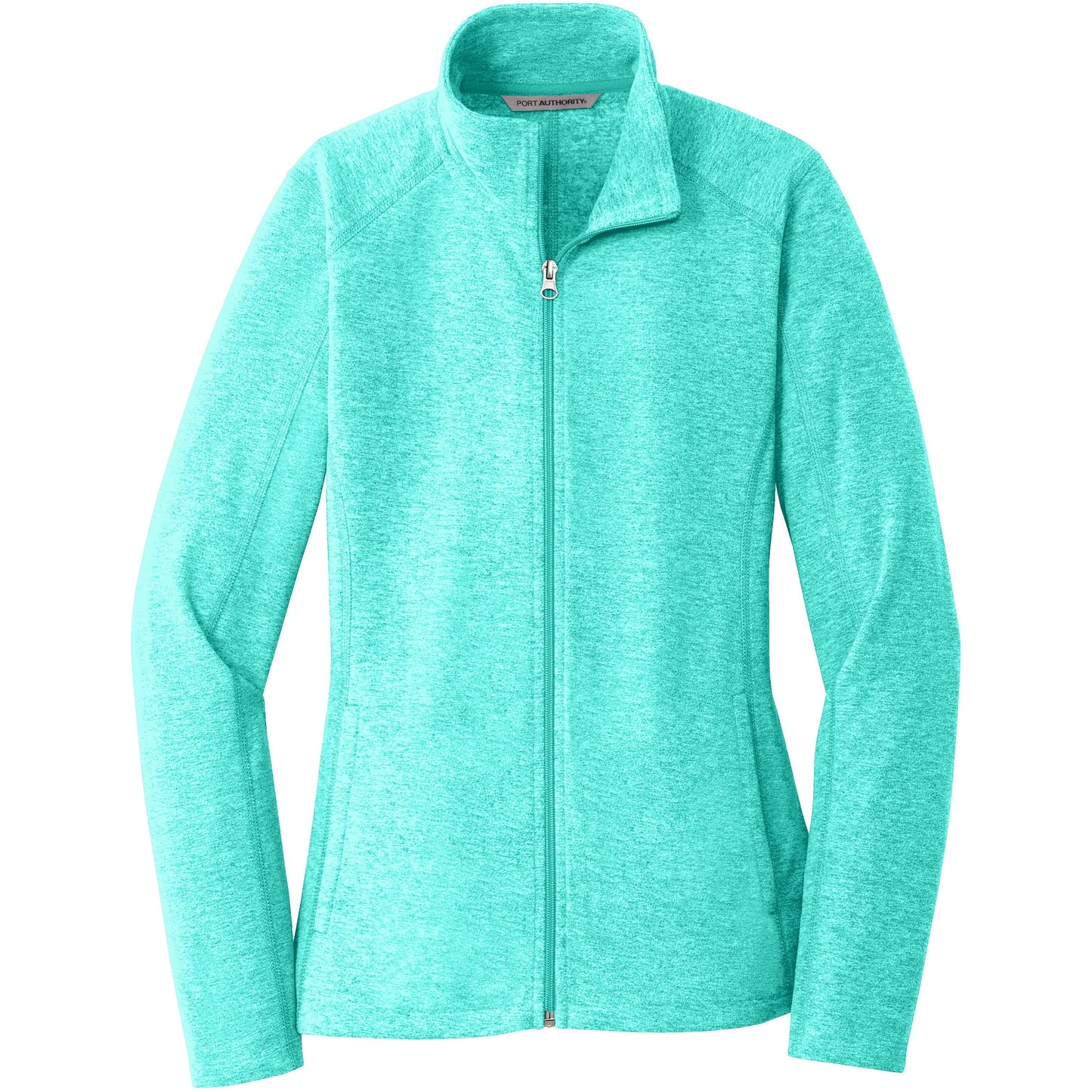 Port Authority Women's Heather Microfleece Full-Zip Jacket