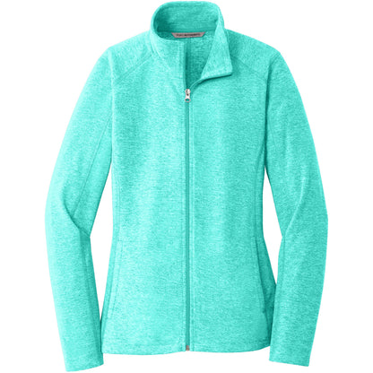 Port Authority Women's Heather Microfleece Full-Zip Jacket