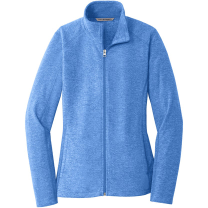 Port Authority Women's Heather Microfleece Full-Zip Jacket