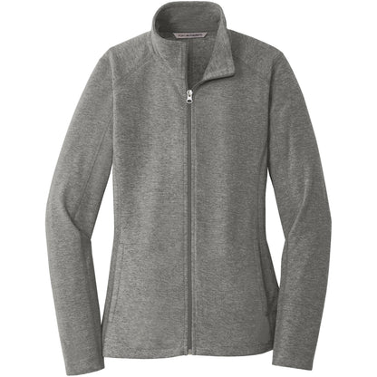Port Authority Women's Heather Microfleece Full-Zip Jacket