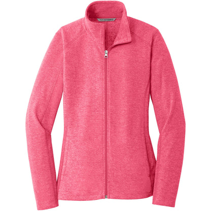 Port Authority Women's Heather Microfleece Full-Zip Jacket