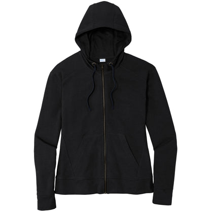 Sport-Tek Women's PosiCharge Tri-Blend Wicking Fleece Full-Zip Hooded Jacket