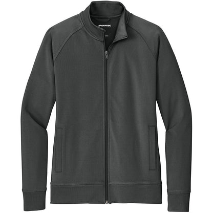 Sport-Tek Women's Sport-Wick Stretch Full-Zip Cadet Jacket