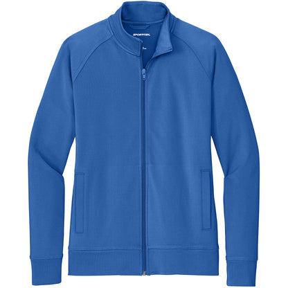 Sport-Tek Women's Sport-Wick Stretch Full-Zip Cadet Jacket
