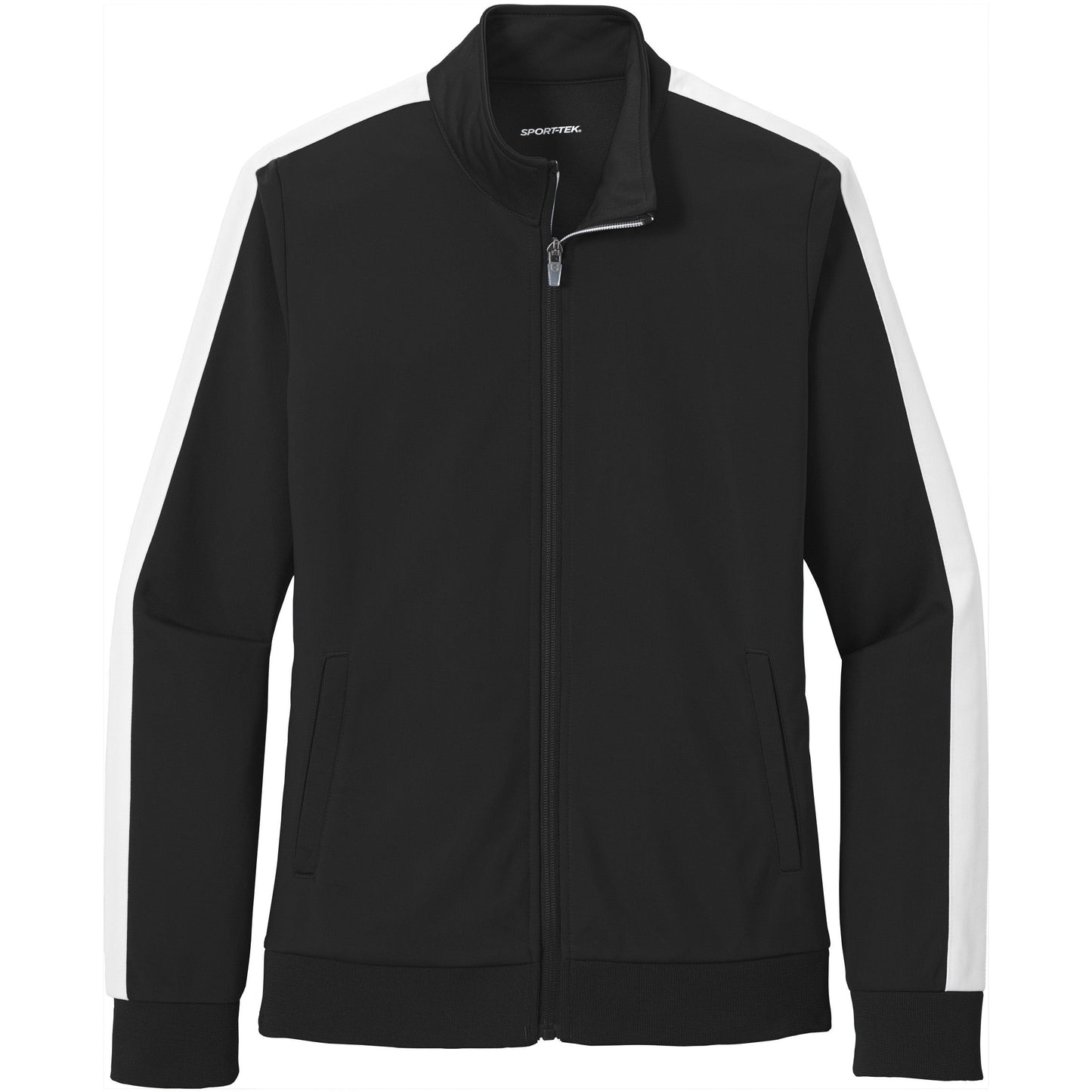 Sport-Tek Ladies Tricot Sleeve Stripe Track Jacket