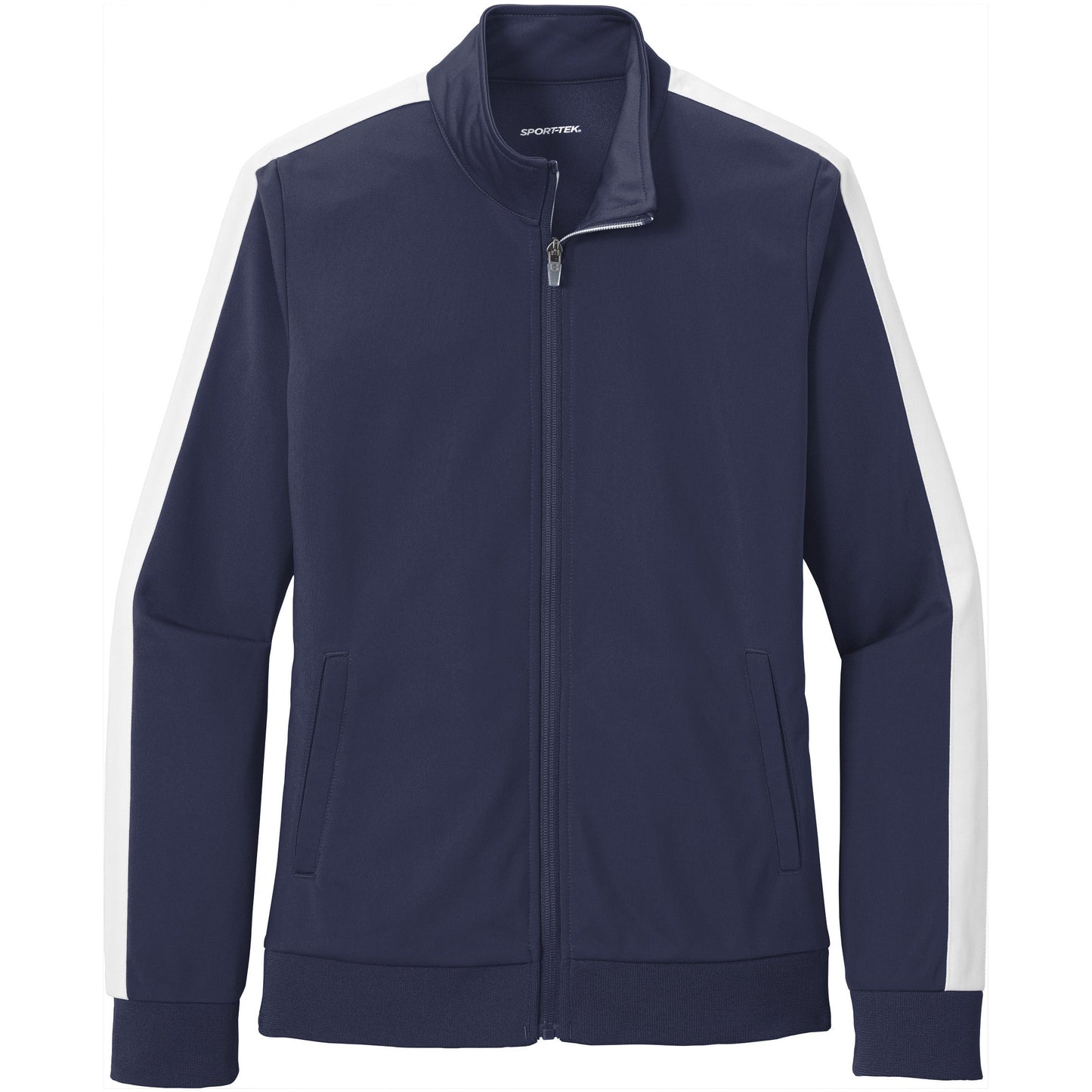 Sport-Tek Ladies Tricot Sleeve Stripe Track Jacket