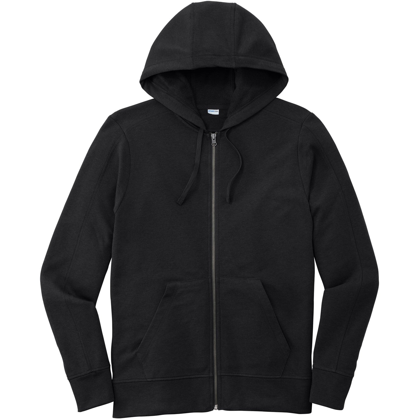 Sport-Tek PosiCharge Tri-Blend Wicking Fleece Full-Zip Hooded Jacket