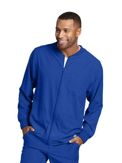 Barco Men's Warm-Up Scrub Jacket